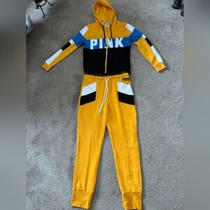 Victoria's Secret Pink Yellow Hoodie
